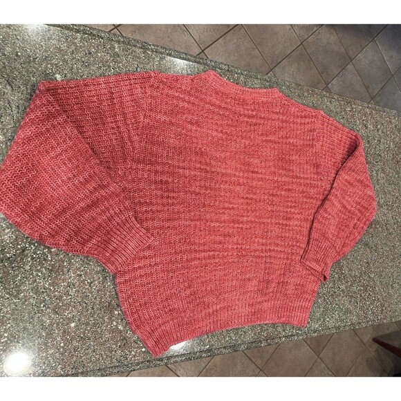 VTG TOBRUK Sweater Mens M Crew Neck Cotton cottage core Fisherman terracota - Picture 4 of 8